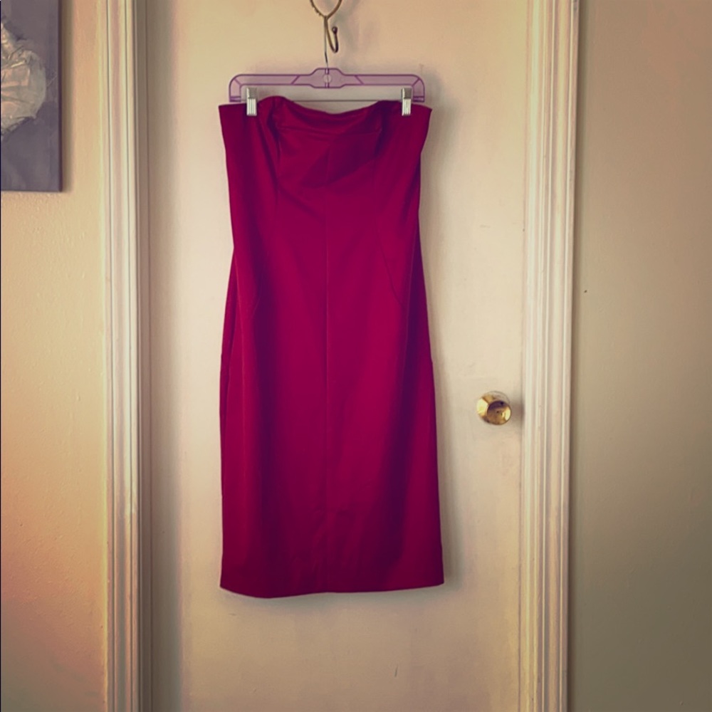 Express fitted red dress Sz 12